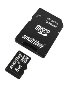 Карта памяти MicroSD SmartBuy 8 Gb Class 10 Ultimate Daprivet