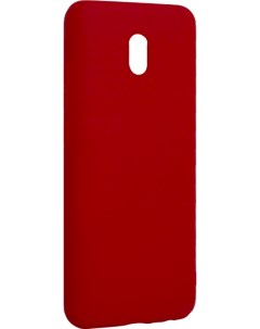 Чехол крышка для Xiaomi 8A силикон красный New level