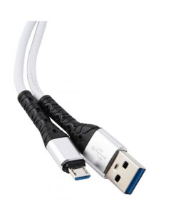 Кабель USB Мicro USB White Mobility