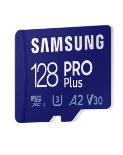Карта памяти Micro SDXC 128Гб PRO Plus 128синяя Samsung