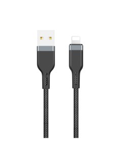Кабель USB to Lightning platinum cable PT01 1 2 м Black Wiwu