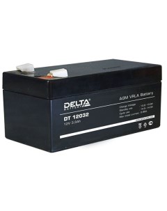 Аккумулятор для ИБП DT 12032 3 3 А ч 12 В DT 12032 Дельта