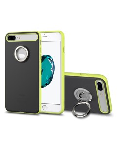Чехол Ring Holder Case M2 для Apple iPhone 7 Plus 8 Plus Black Green Rock