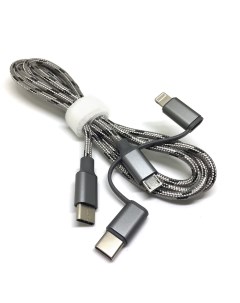 Кабель USB type C 3 1 на Lightning microUSB USB type C 3 1 1м Espada
