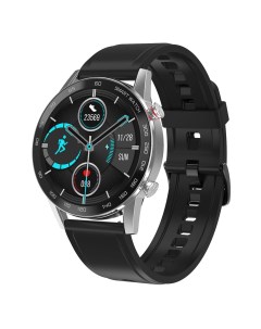 Смарт часы Smart Watch DT95 черные ремешок черная кожа Garsline