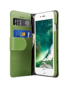 Чехол для Apple iPhone 7 8 Wallet Book Type Green Melkco