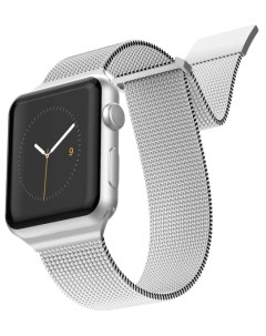 Ремешок для смарт часов Hybrid band для Apple watch 38 mm watch 40 mm silver X-doria