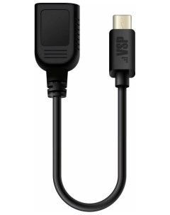 Адаптер Micro USB USB OTG 0 15м черный 38280 Borasco