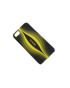 Чехол Iphone 5 задняя крышка прорезиненный пластик Aurora желтый Hoco