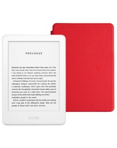 Электронная книга Kindle 10 8Gb SO White с обложкой ReaderONE Red Amazon