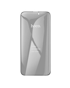Защитное стекло для iPhone 14 3D black A12 Pro Privace усиленные края Hoco