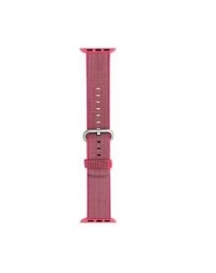 Ремешок для Apple Watch 38 mm Woven Nylon темно розовый Alpen