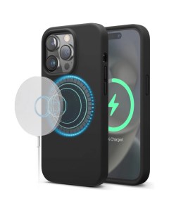 Чехол MagSafe Soft silicone case для iPhone 14 Pro Черный ES14MSSC61PRO BK Elago