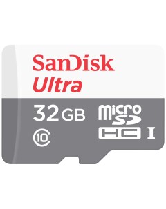 Карта памяти Micro SDHC Ultra SDSQUNB 032G GN3MA 32GB Sandisk