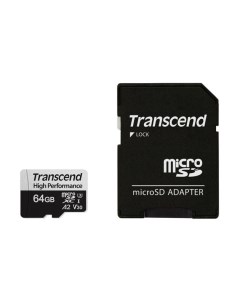 Карта памяти Micro SDXC High Performance 64GB Transcend