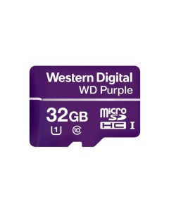 Карта памяти Western Digital Purple D032G1P0C Micro SDHC 32GB Wd