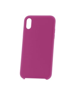Чехол для Apple iPhone XR Slim Silicone 2 темно розовый Derbi