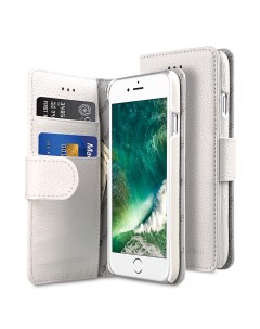 Чехол для iPhone 7 8 Wallet Book Type White Melkco