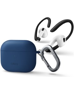 Чехол с карабином NEXO для AirPods 3 AIRPODS 2021 NEXOBLU Синий Uniq