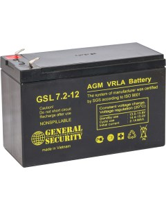 Аккумулятор для ИБП GSL 7 2 12 General security