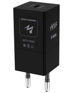 Сетевое зарядное устройство HP WC010 1xUSB Type C 3 А черный Hiper