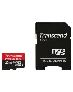 Карта памяти Micro SDHC Premium TS32GUSDU1 32GB Transcend