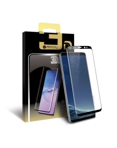 Защитное стекло полноразмерное 3D для Samsung S8 S9 Черное Golden Amor S9H4 Mocoll