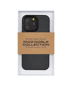 Чехол iPhone 14 Pro Mag Noble Collection черный K-doo