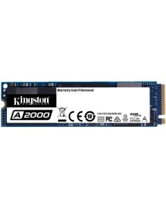 SSD накопитель A2000 M 2 2280 500 ГБ SA2000M8 500G Kingston