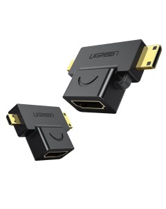 Адаптер micro HDMI mini HDMI HDMI вилка розетка м 20144_ Ugreen