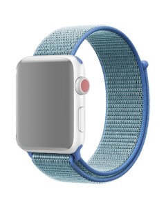 Ремешок APWTNY42 43 для Apple Watch 1 6 SE 42 44 мм Синяя Хризантема Innozone