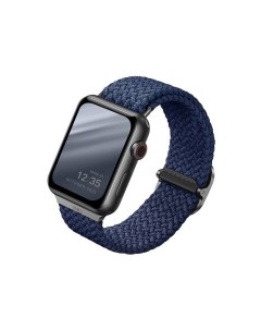 Ремешок Aspen Strap Braided для Apple Watch 42 44 мм цвет Синий 44MM ASPOBLU Uniq