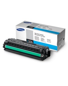 Картридж для лазерного принтера CLT C506S голубой оригинал Samsung