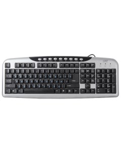 Проводная клавиатура KB 300М Silver Black Cbr