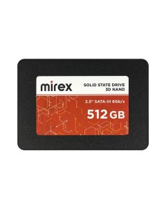 SSD накопитель 13640 512GBSAT3 2 5 512 ГБ Mirex