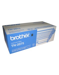 Картридж для лазерного принтера TN 2075 черный оригинал Brother