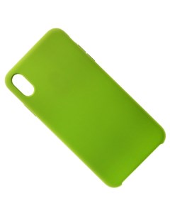 Чехол для Apple iPhone XS Max силиконовый Soft Touch зеленый премиум Promise mobile