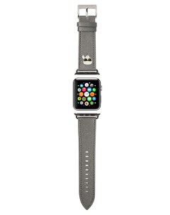 Ремешок для Apple watch 45 44 42 mm silver Karl lagerfeld