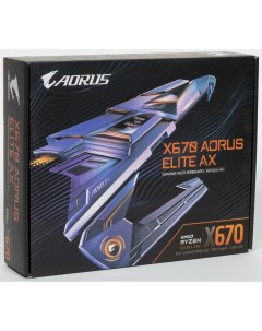 Плата материнская X670 AORUS ELITE AX Socket AM5 X670 4xDDR5 5200 HDMI Gigabyte