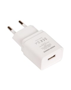 Сетевое зарядное устройство 1USB 1A для micro USB NC33m White More choice
