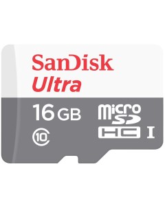 Карта памяти Micro SDHC Ultra SDSQUNS 016G GN3MA 16GB Sandisk