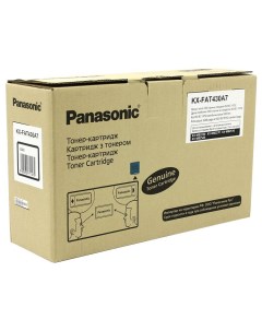 Картридж для лазерного принтера KX FAT430A7 черный оригинал Panasonic