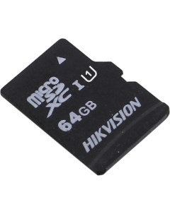 Карта памяти Micro SDXC 64Гб HS TF C1STD 64G ZAZ01X00 OD Hikvision