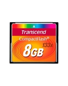 Карта памяти Compact Flash Standard TS8GCF133 8GB Transcend