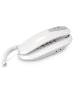 Проводной телефон TX 236 белый серый Texet