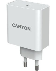 Сетевое зарядное устройство H 65 USB C 3 25A белый Canyon