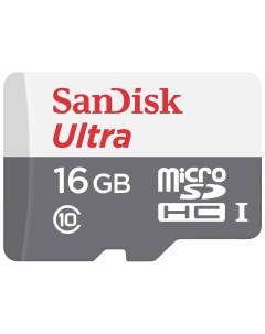 Карта памяти Micro SDHC Ultra SDSQUNS 016G GN3MN 16GB Sandisk