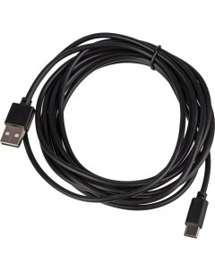 Кабель USB Type C m USB m 3м 2 4A черный Behpex