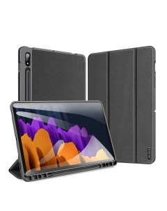 Чехол книжка для Samsung Tab S8 X700 X706 S7 2020 11 0 Domo черный Dux ducis