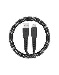 Кабель NyloFlex USB Lightning MFI 3А 1 5 м цвет Черный CBL NF BLK150 Energea